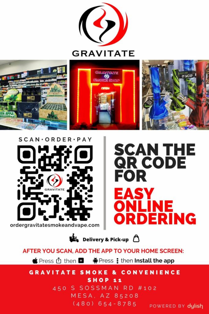 Gravitate Smoke & Convenience Shop 11 (Mesa) 4x6 - flyer